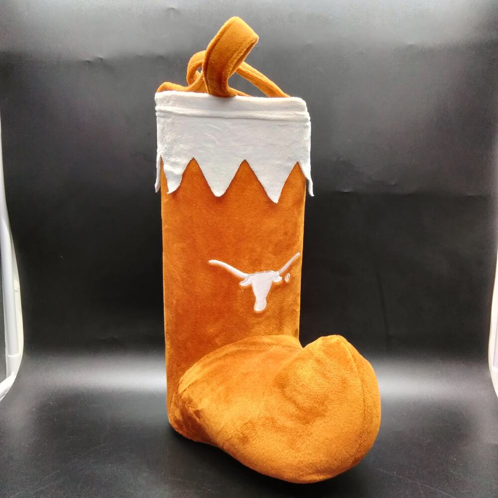 Texas Longhorn Embroidered 14" Christams Elf Stocking Boot Forever Collectibles